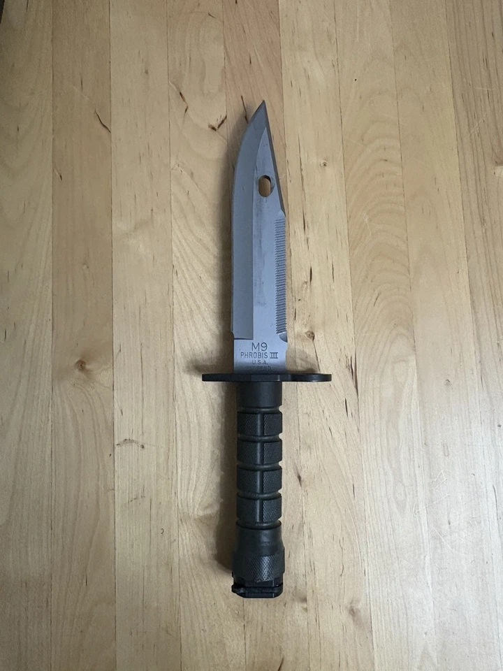 LÂMINA FIXA PHROBIS III M-9 com BAINHA BIANCHI, NOS Vintage Anos 80 - Imagem 2 de 4