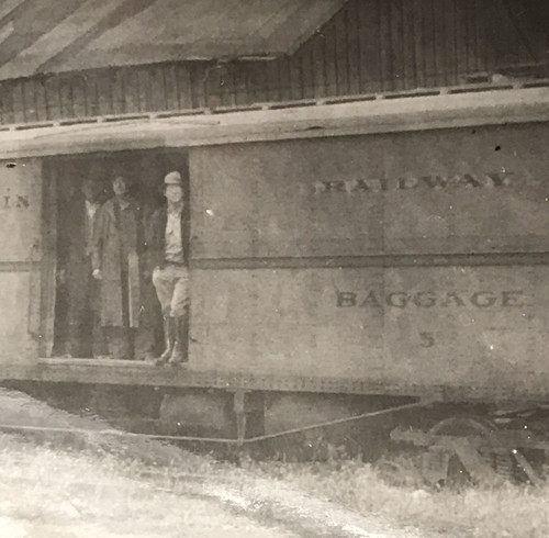 Nashville-Franklin Interurban Railway Interurban Baggage Car B&W Snapshot Photo