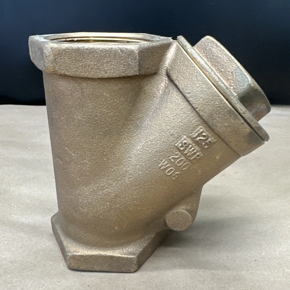 NUEVA CAJA ABIERTA - ITT Grinnell Bronce Y Válvula de retención oscilante Fig. 3300 2" 125SWP 200WOG Foto 3 de 4