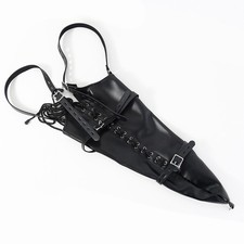 PU Leather arm restrints straitjacket Glove Armbinder Legging Binder half body