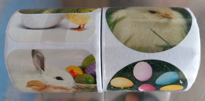 Easter Roll Stickers 100ct. (2ct. Lot) - New