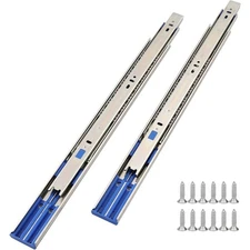 Soft Close Drawer Slides,10 Pair of 22 Inch 100 LB Capacity Full Extension Side 