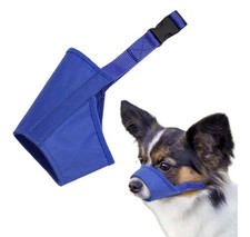 Dog Muzzle Anti Stop Bite Barking Biting Chewing Training Pet Soft Light Nylon