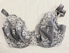 Wacoal Embrace Lace Underwire Bra Style 65191 Size 36D Gray