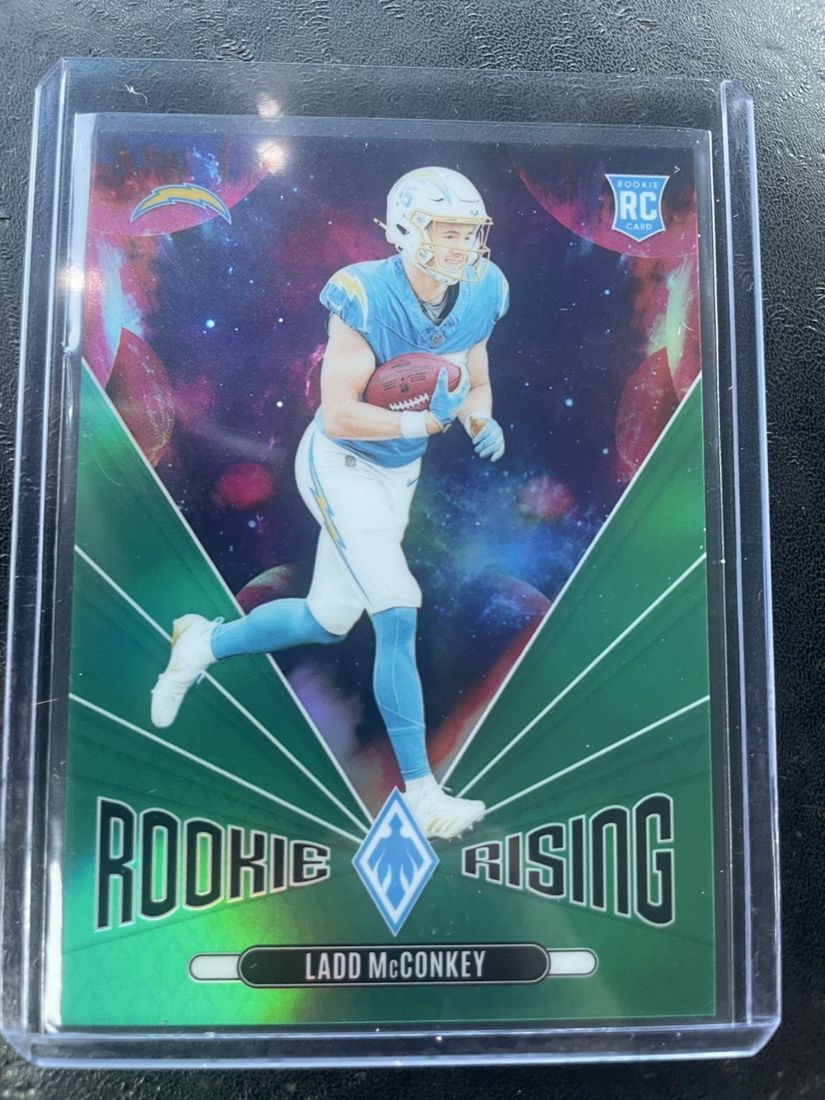 2024 Panini Phoenix Ladd Mcconkey Rookie Rising  Green # /25 (RC) 🔥🔥