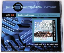 East West Pro Samples 33 Orchestral Loops Sample/Sound Library/Sampling CD