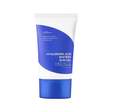 PACK OF 2 - Isntree Hyaluronic Acid SPF 50 Watery Gel Sunscreen - 1.69 oz EACH