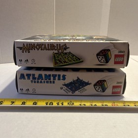 INCOMPLETE Lego Minotaurus Board Game #3841 & Lego&rsquo;s Atlantis Treasure # 3851 !