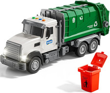 Kids Garbage Truck Toy Friction Powered Waste Management Garbage Recycling Truck