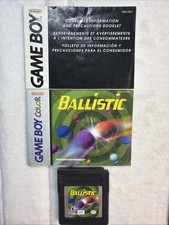 Ballistic (Nintendo Game Boy Color, 1999) (COMPLETE IN BOX CIB) Works Reg. Card