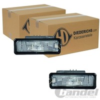 2X Diederichs Kennzeichenleuchte Passend FüR MAN TGE Seat Leon Toledo VW Amarok