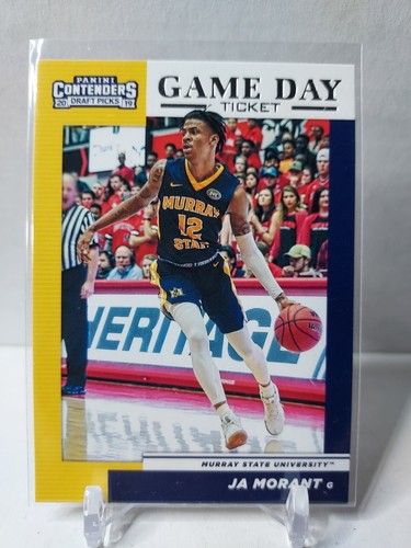 JA Morant #2 — 2019 Panini Contenders Draft Picks Game Day Ticket basketball card