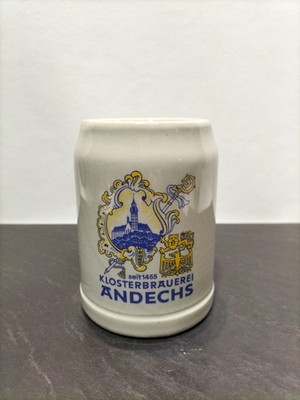 Seltener Bierkrug Klosterbrauerei Andechs Bierhumpen 0,5 l 