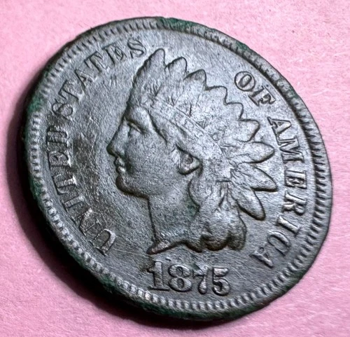 1875 INDIAN HEAD PENNY- A BEAUTIFUL COIN!