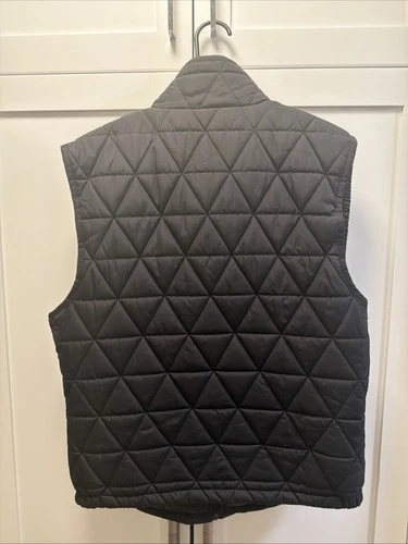 Marc New York Andrew Marc Men's Navy Quilted Full Zip Vest Zipped Pockets M image 2