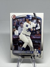 2025 Bowman Draft Baseball James Tibbs III LA Dodgers Paper Base #BD-143 (QH7)