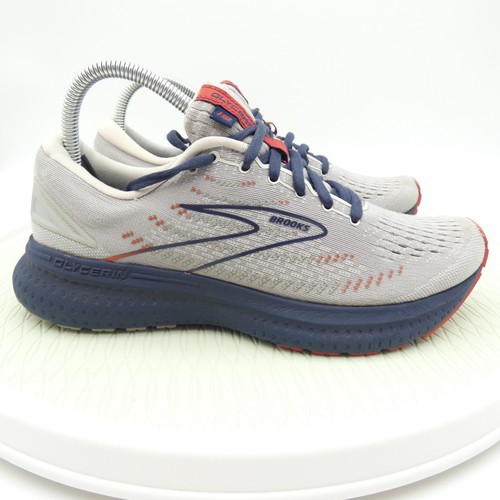 Brooks Glycerin 19 1103561D002 Mens 8.5 Running Shoes Gray Alloy Peacoat Sneaker - Picture 2 of 10