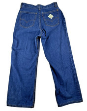 Vintage 70 s Levi's Blue/Orange Tab Denim Jeans Waist 27 Diamond Patch Wide Leg