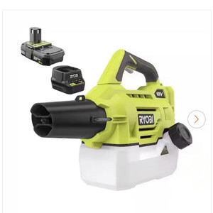 RYOBI ONE+ 18V Cordless Handheld Fogger/Mister w/ 2.0Ah Battery & Charger