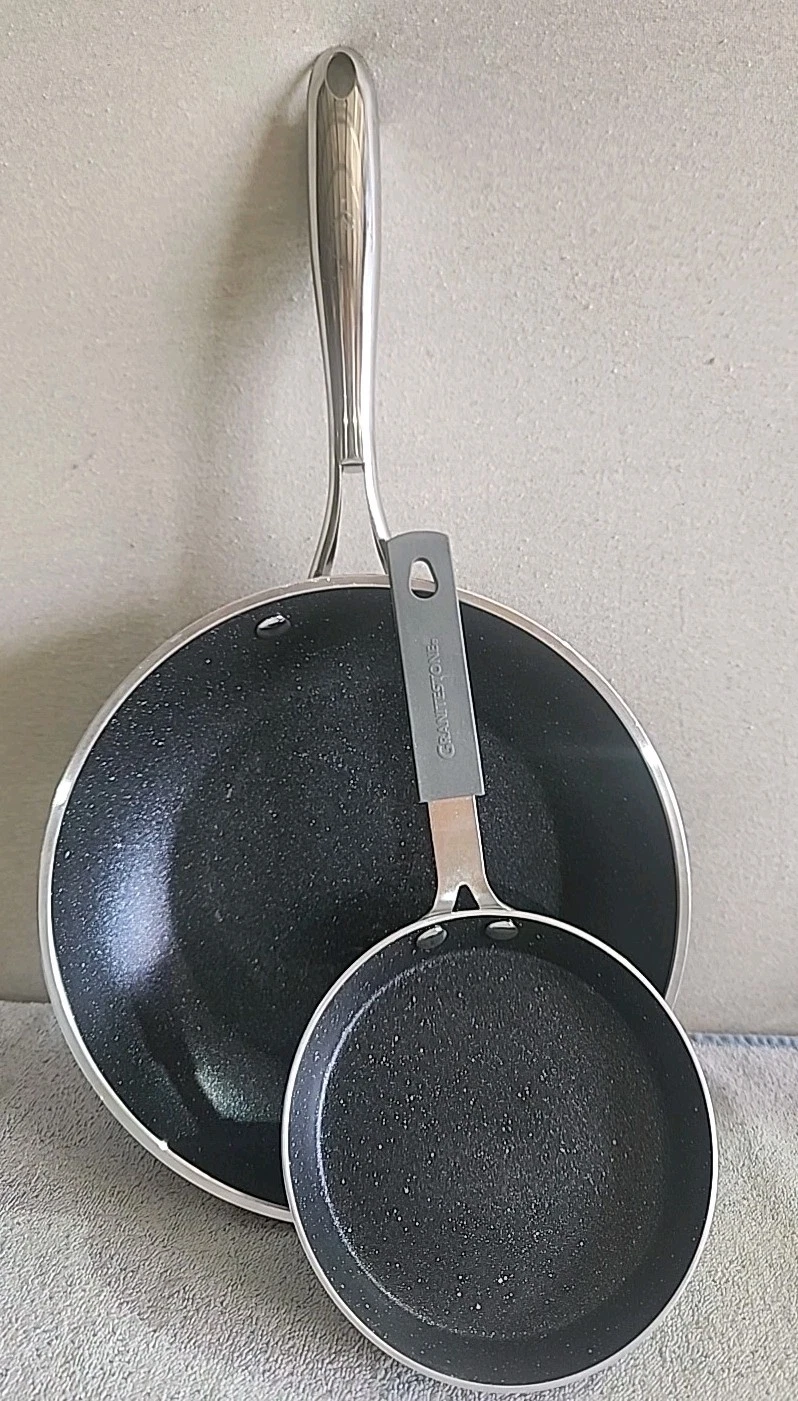 Granitestone 5.5'' and 9.5'' Nonstick Fry Pan Set with Stay Cool Handle
Opens in a new window or tab