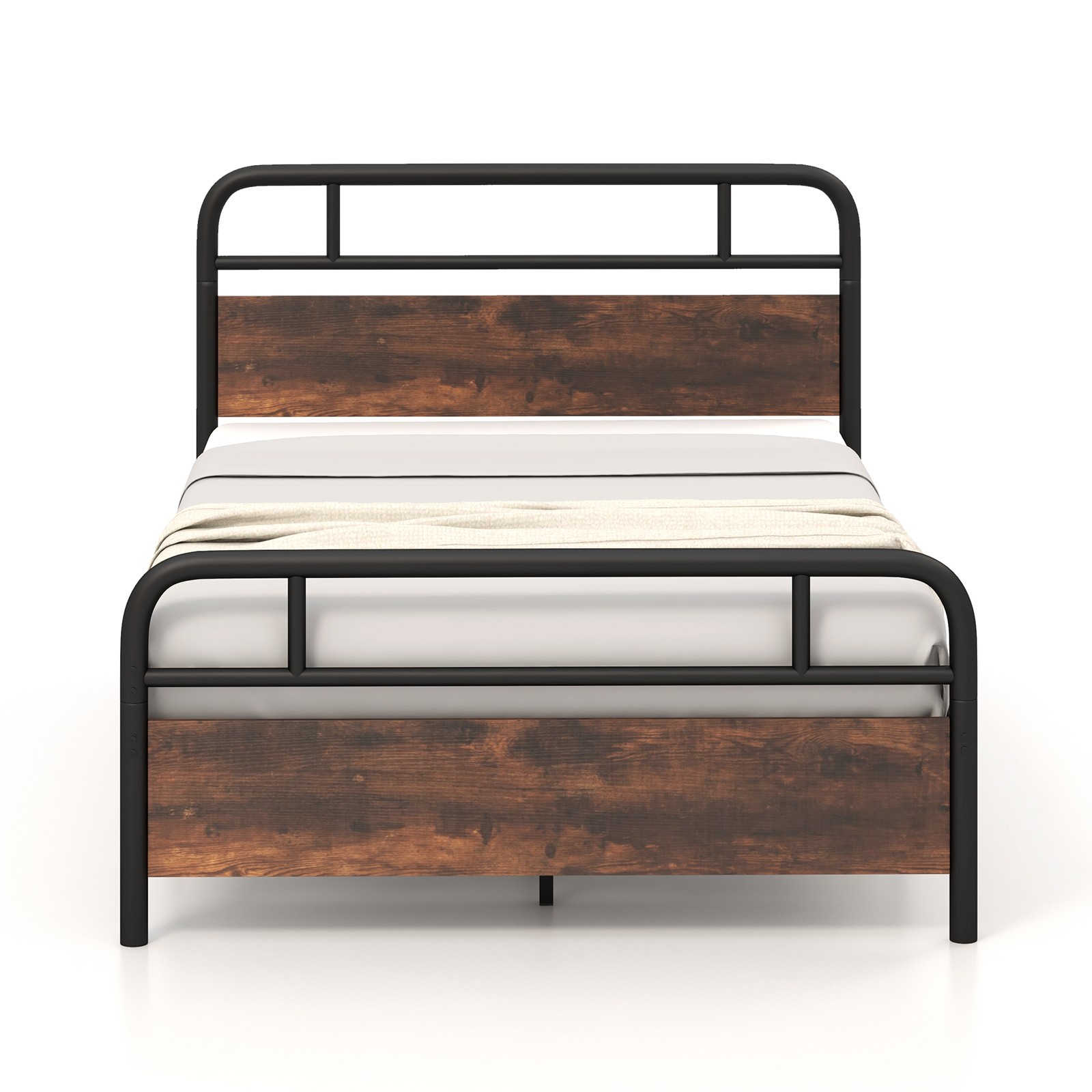 Industrial Headboard Mattress Foundation Full Size