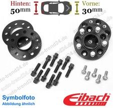 Eibach Spurverbreiterung schwarz VA 30mm & HA 50mm für Audi A6 Avant 4A5 19-25