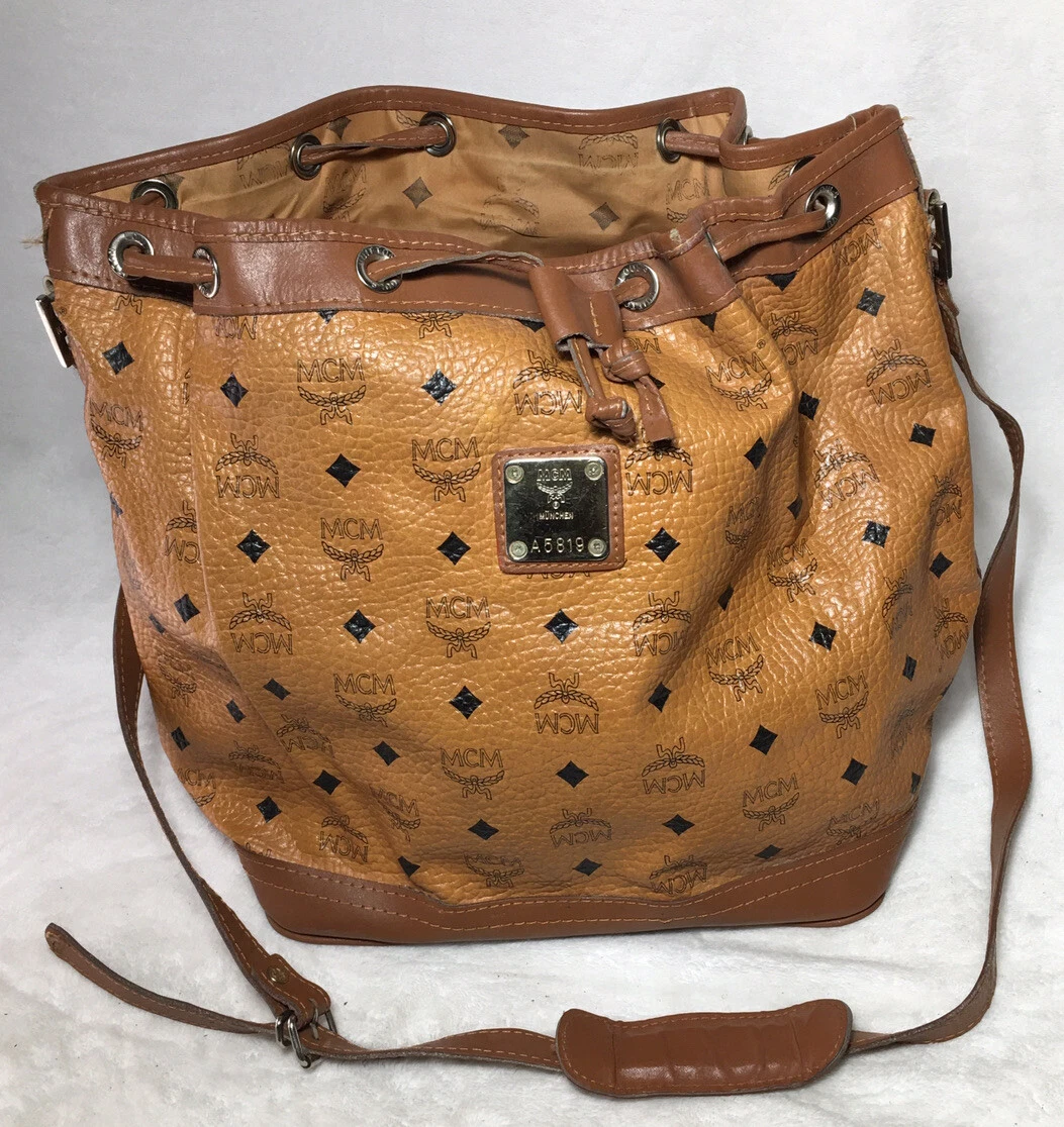 mcm bucket bag vintage