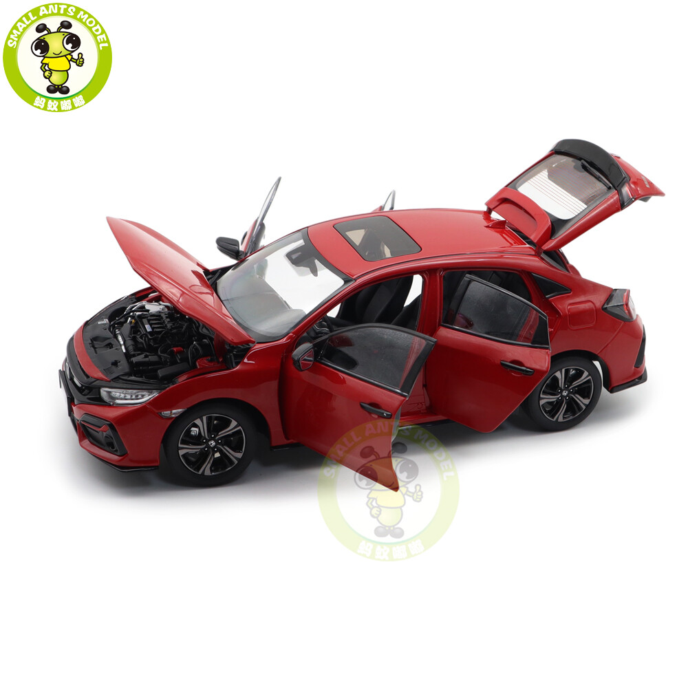 1/18 Honda CIVIC 10th Generation 2019 Hatchback Diecast Model Toy