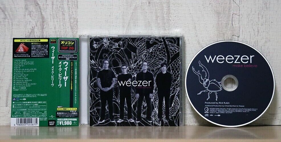 Weezer – Make Believe Geffen Records – UICO-9697 CD Japan OBI | eBay