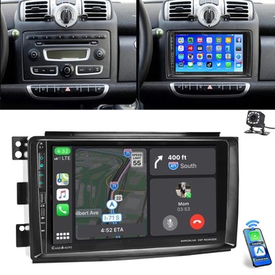 Android 13 Carpaly Autoradio Für Benz Smart Fortwo Cabrio 451 2005-2015 GPS Navi