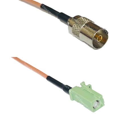 RG316 DVB TV Pal Female to Avic Green Pioneer Jack RF Cable Rapid-SHIP LOT