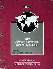 1997 Ford Crown Victoria Mercury Grand Marquis Service Manual Orig. Shop Repair