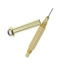 NAGELPIERCINGBOHRER*gold*mit*einschraubbarer Bohrspitze*