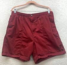 Vintage Polo Ralph Lauren Shorts Mens Extra Large Red Pony Drawstring Chino Vtg
