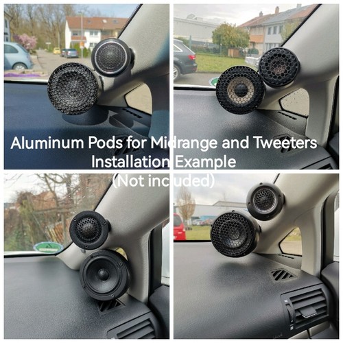Audison Thesis TH3.0, Aluminum pods black for Midrange Audison Thesis TH3.0 - Foto 7 di 7