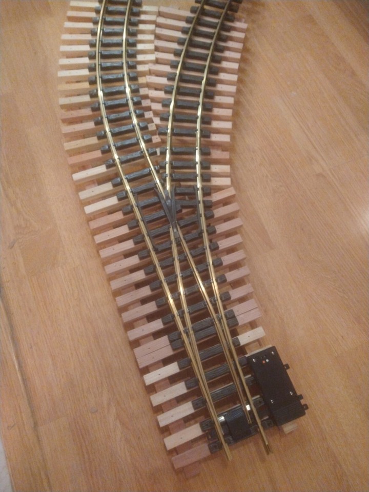 G Scale Garden Ceiling Trestle Train R3 CURVED Track Support LEFT ...