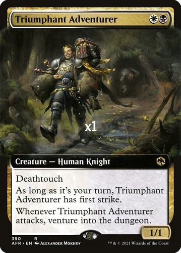 mtg oversized dungeon cards MTG Adventures in the Forgotten Realms Oversized Dungeon Custom Card Set