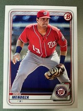 2020 TOPPS BOWMAN BASEBALL DREW MENDOZA WASHINGTON NATIONALS CARD# 71