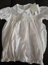 Vintage Petit Ami Romper New With Tags Size 6Months Light Pink Smocked