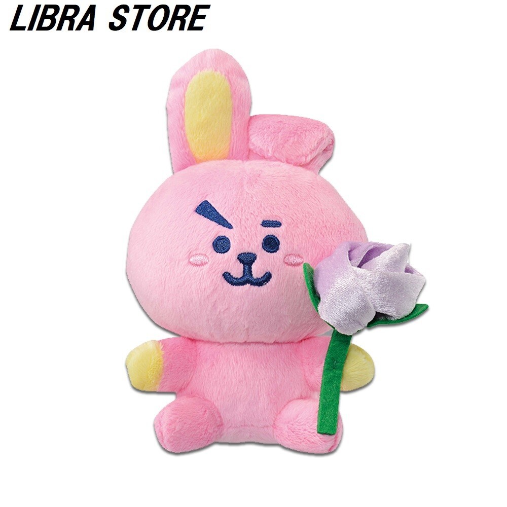 BT21 UNIVERSE_COOKY PLUSH SET ジョングク BTS Jungkook BT21 Cooky Pink Bunny with Red Boots 13