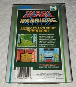 Box Ikari Warriors (Nintendo Entertainment System, NES 1987)  5 screw No Manual 