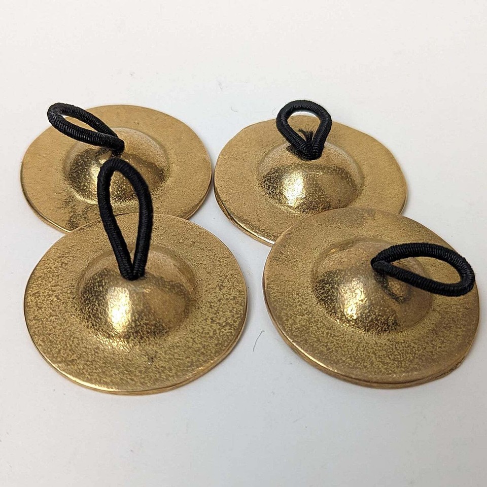 4 Pcs/2 Pairs Professional Belly Dancing Brass Finger Zills, Finger Cymbals eBay