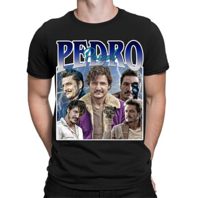 Dashing Pedro Pascal Film Fernsehen 90er Jahre Schauspieler Retro Vintage Herren T-Shirts Top #TA-36