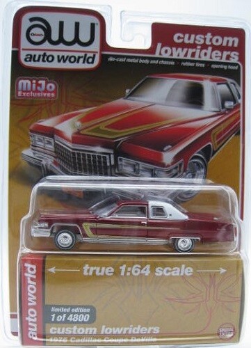 Cadillac Coupe DeVille Custom Lowriders auto world 1:64 Limitiert 4800 Stück NEU