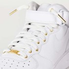 Custom Air Force 1 Mid White & Gold (Mens)