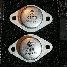 1x MOSFET-Paar Hitachi 2SK133 / 2SJ48 *Origin...