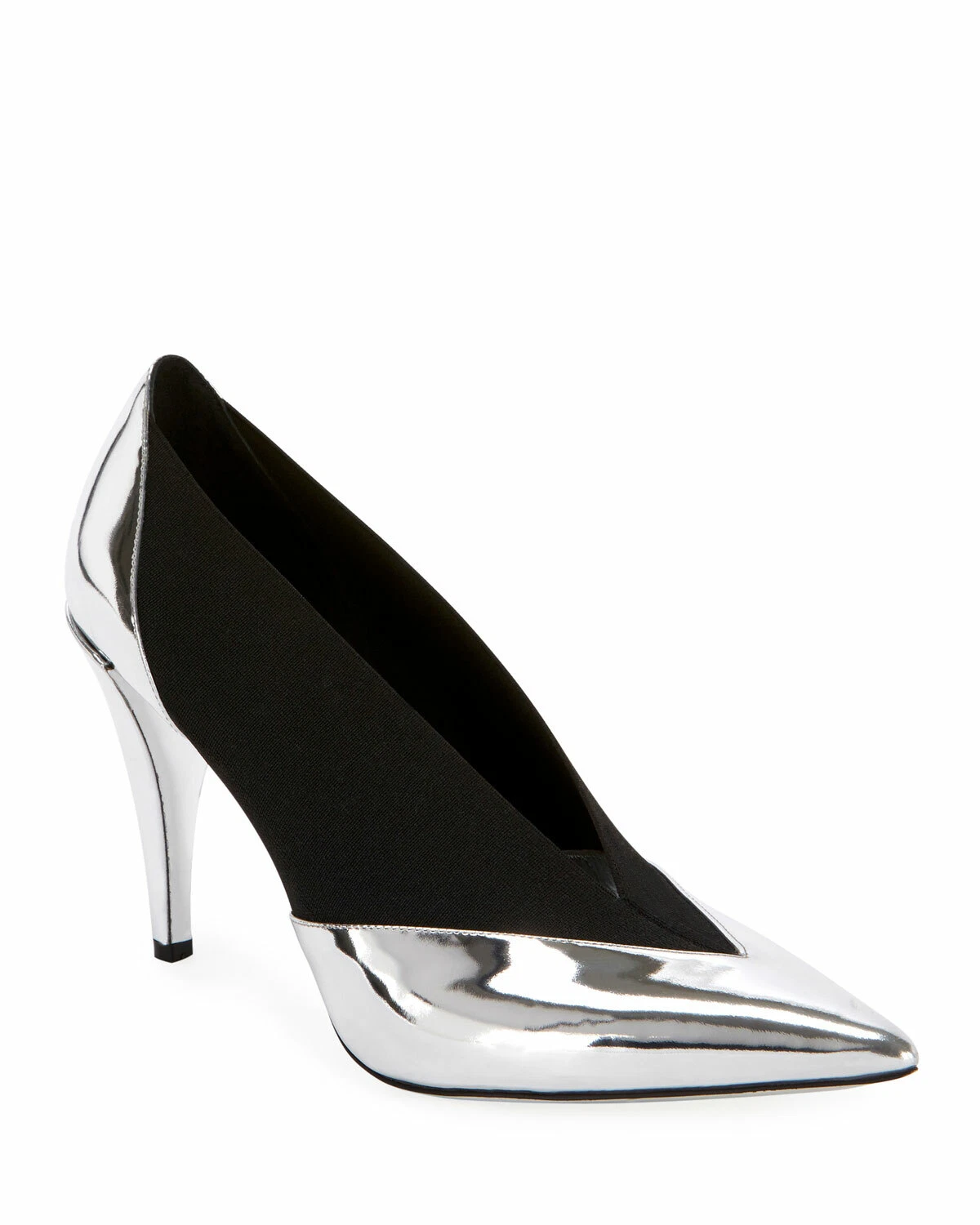 Givenchy — Givenchy Show Stretch Metallic Pumps Shoes Size 39 MSRP: $850.00