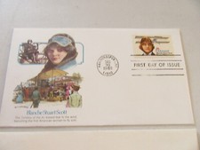 Blanche Stuart Scott (Woman Pilot) 28c Airmail Stamp Fdc Sc#C99 Fleetwood Cover