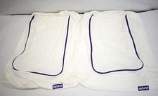 2 Purple Mattress Brand Pillow Cover STANDARD QUEEN White Zip Luxury Protector