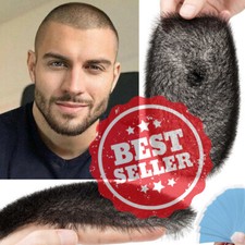 Mens Hair Replacement Ultra Thin Skin Toupee Human Hair Pieces PU System Wigs US